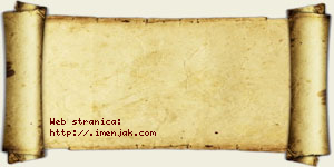 Jovana Grljušić vizit kartica